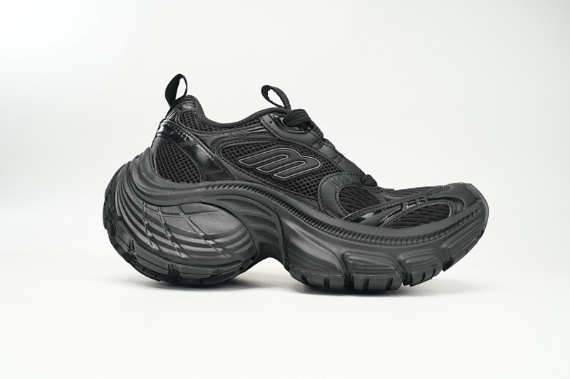 【DA5LJ】黑色-3  巴黎世家十二代新款 784342 W2MV2 1010 Balenciaga White and Black Black