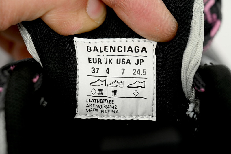 【DA5AH】灰粉  巴黎世家十二代新款  784342 W2MV2 9050 Balenciaga White and Black Bust