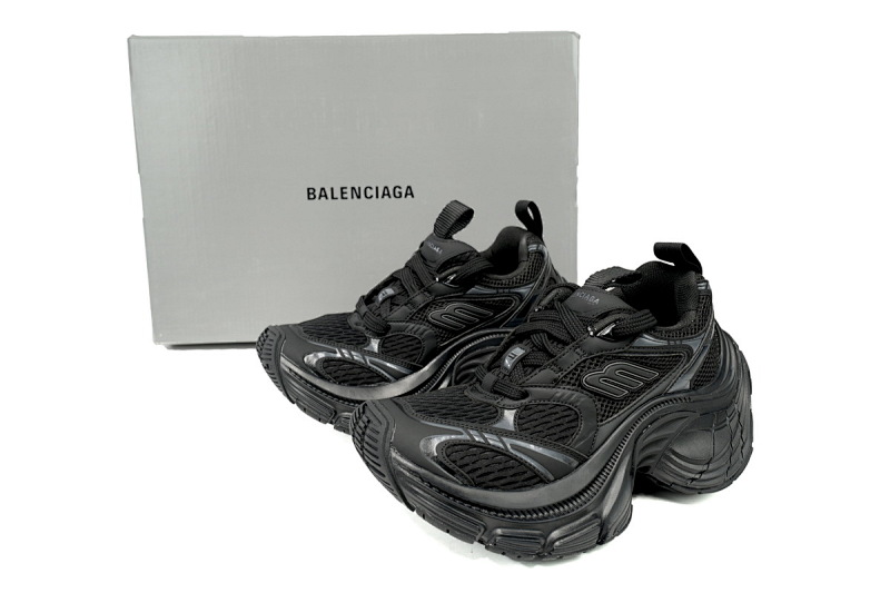 【DA5AH】黑色  巴黎世家十二代新款  784342 W2MV2 1000 Balenciaga White and Black Black
