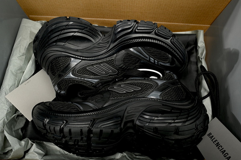 【DA5AH】黑色  巴黎世家十二代新款  784342 W2MV2 1000 Balenciaga White and Black Black