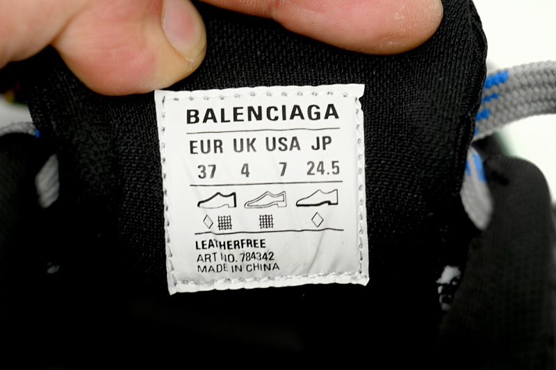 【DA5LJ】黑蓝绿-2 巴黎世家十二代新款 784342 W2MV2 1143 Balenciaga Black Blue Green