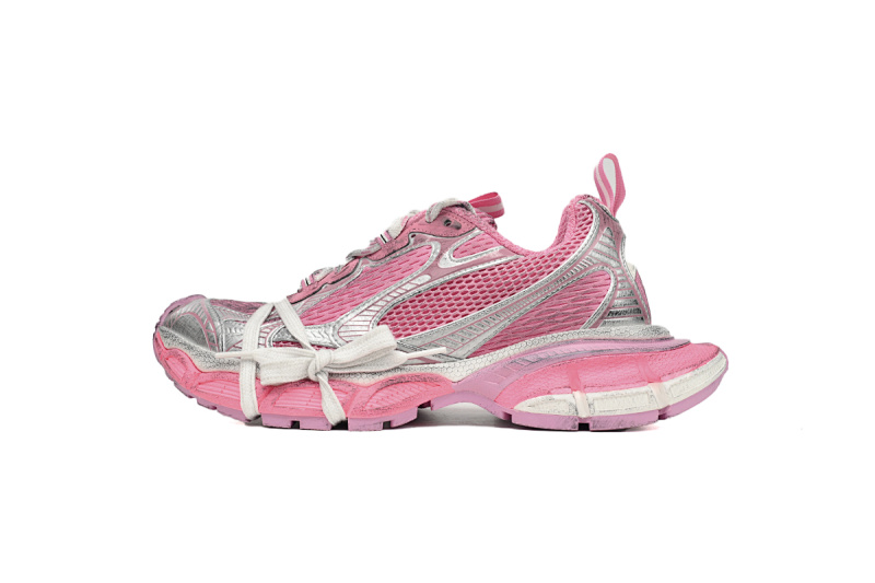 【CA5AH】 粉白 巴黎10代做旧 户外概念跑鞋 734734 W3XL5 1268 Balenciaga Pink White