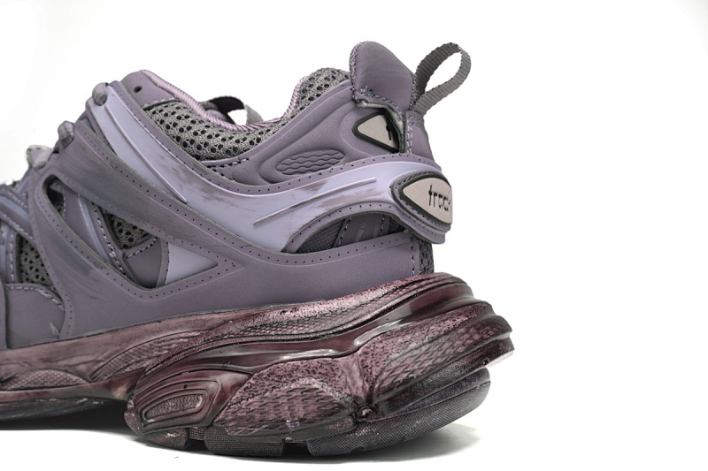 【DA0LJ】灰紫-113 巴黎3代时尚复古低帮跑鞋 542436 W1AC5 0620 Balenciaga Tess S.Black Gray Purple
