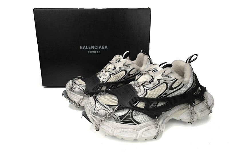 【DA5AH】熊猫冰绒 巴黎3XL冰爪 加绒版 户外概念跑鞋 734734 W3XL2 9710 Balenciaga Panda Ice Velvet
