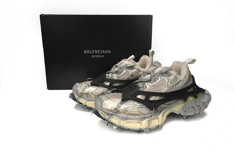 【DA5AH】熊猫冰绒 巴黎3XL冰爪 加绒版 户外概念跑鞋 734734 W3XL2 9710 Balenciaga Panda Ice Velvet