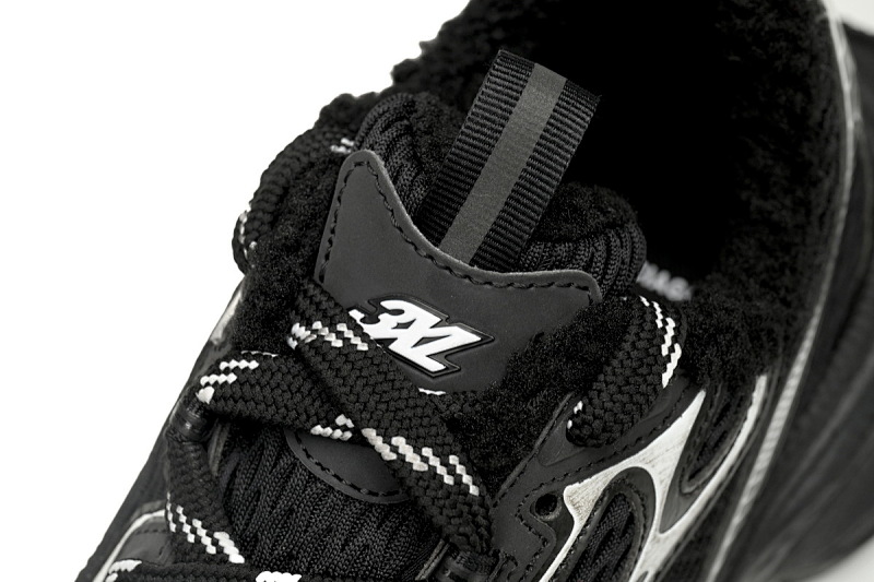 【DA5AH】黑白冰绒 巴黎3XL冰爪 加绒版 户外概念跑鞋 734734 W3XL2 1090 Balenciaga Black And White