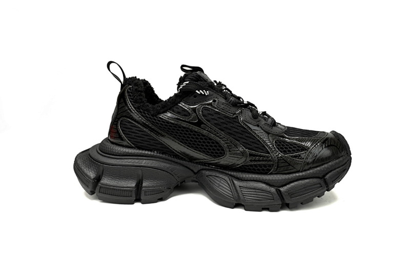 【DA5AH】全黑冰绒  巴黎3XL冰爪 加绒版 户外概念跑鞋 734734 W3XL2 1000 Balenciaga Black