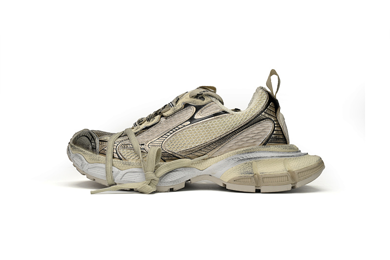 【CA5AH】 香槟色 巴黎10代做旧 户外概念跑鞋 734734 W3XL2 9110 Balenciaga Pla Tinum
