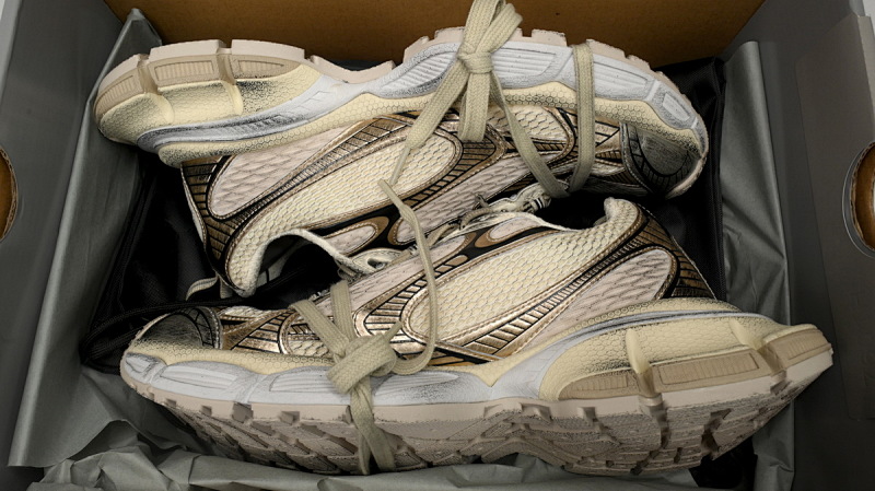 【CA5AH】 香槟色 巴黎10代做旧 户外概念跑鞋 734734 W3XL2 9110 Balenciaga Pla Tinum