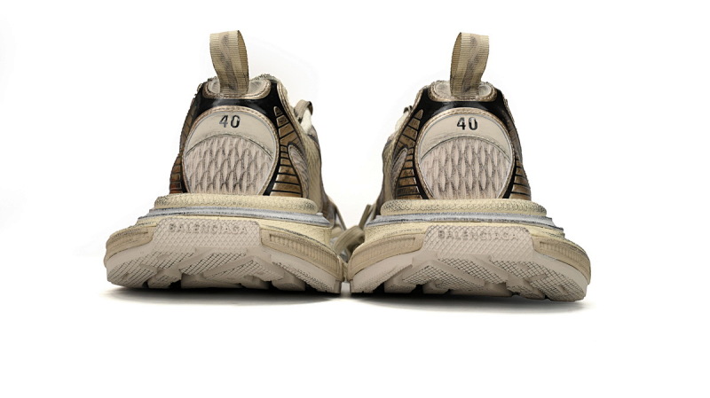 【CA5AH】 香槟色 巴黎10代做旧 户外概念跑鞋 734734 W3XL2 9110 Balenciaga Pla Tinum