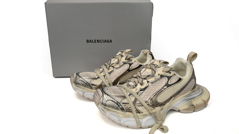 【CA5AH】 香槟色 巴黎10代做旧 户外概念跑鞋 734734 W3XL2 9110 Balenciaga Pla Tinum