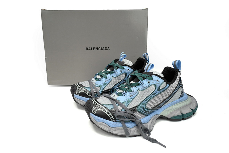 【DA0LJ】黑绿蓝-27 巴黎10代跑鞋 734731 W3XLR 0629 Balenciaga Black Green Blue