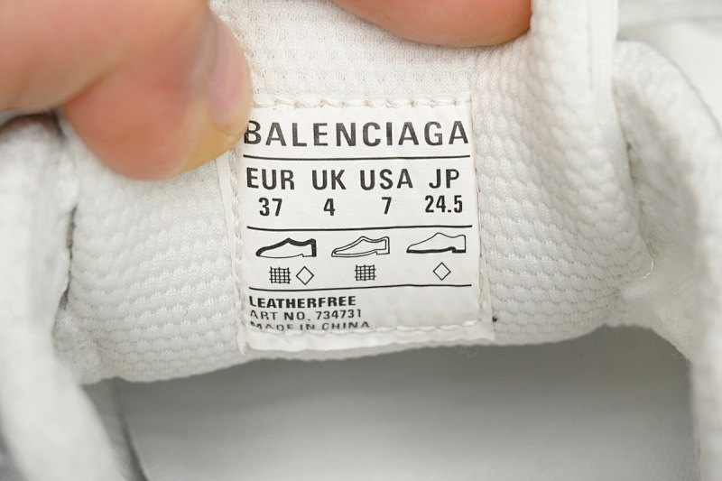 【DA0LJ】全白-28 巴黎10代跑鞋 734731 W3XLR 0213 Balenciaga All White