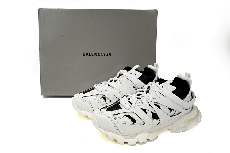 【DA0LJ】白黑-109 纯原版本巴黎世家三代 袜套鞋 736328 W3SKC 9010 Balenciaga Tess S.Black Rice White and Black