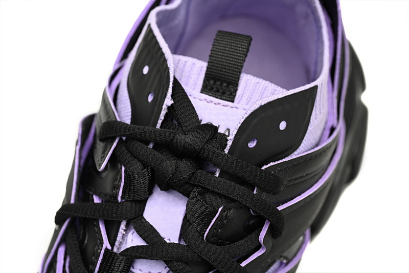 【DA0LJ】黑紫-105 纯原版本巴黎世家三代 袜套鞋 736328 W3SKC 1058 Balenciaga Tess S.Black Rice Black Purple