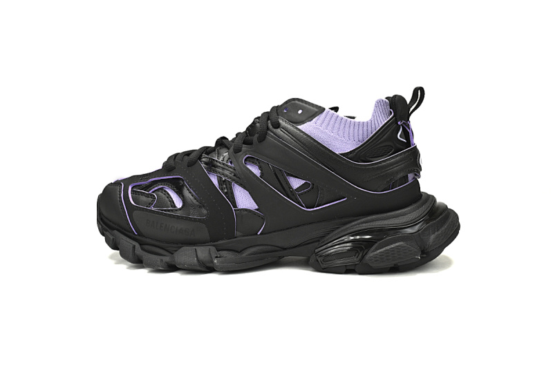 【DA0LJ】黑紫-105 纯原版本巴黎世家三代 袜套鞋 736328 W3SKC 1058 Balenciaga Tess S.Black Rice Black Purple