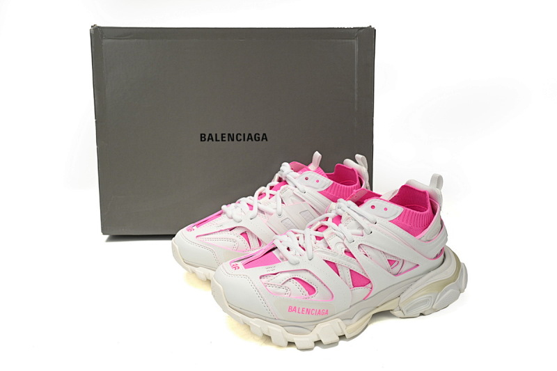 【DA0LJ】粉白-110 纯原版本巴黎世家三代 袜套鞋 736328 W3SKC 9055 Balenciaga Tess S.Black Rice Pink White