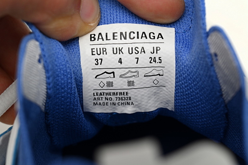 【DA0LJ】白蓝-107 纯原版本巴黎世家三代 袜套鞋 736328 W3SKC 9040 Balenciaga Tess S.Black Rice Grey White Blue