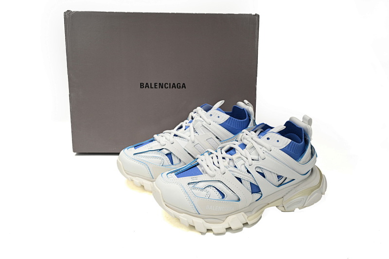 【DA0LJ】白蓝-107 纯原版本巴黎世家三代 袜套鞋 736328 W3SKC 9040 Balenciaga Tess S.Black Rice Grey White Blue