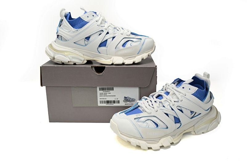【DA0LJ】白蓝-107 纯原版本巴黎世家三代 袜套鞋 736328 W3SKC 9040 Balenciaga Tess S.Black Rice Grey White Blue
