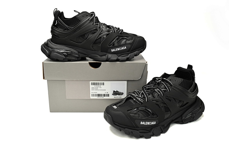 【DA0LJ】全黑-108 纯原版本巴黎世家三代 袜套鞋 736328 W3SKC 0102 Balenciaga Tess S.Black Rice Grey Black