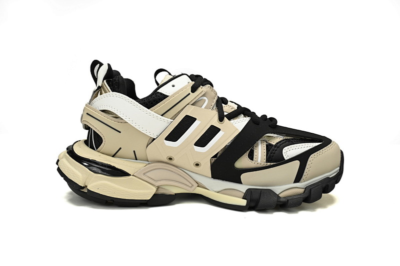 【DA0LJ】卡其黑-111 巴黎3代时尚复古低帮跑鞋 542436 W3AC4 8071  Balenciaga Tess S.Black Rice Khaki Black