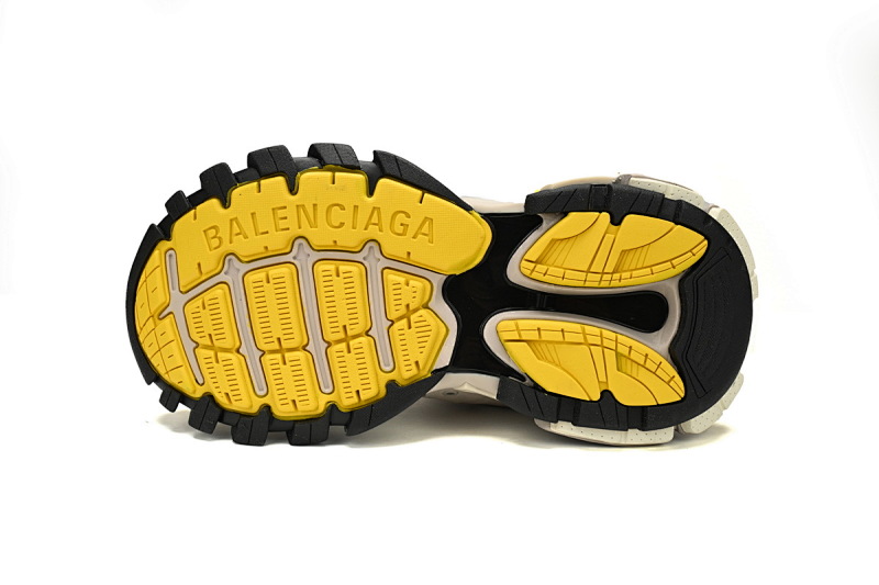 【DA0LJ】灰白黄-102 巴黎3代时尚复古低帮跑鞋 542436 W1ST3 0258 Balenciaga Tess S.Black Rice Grey White Yellow