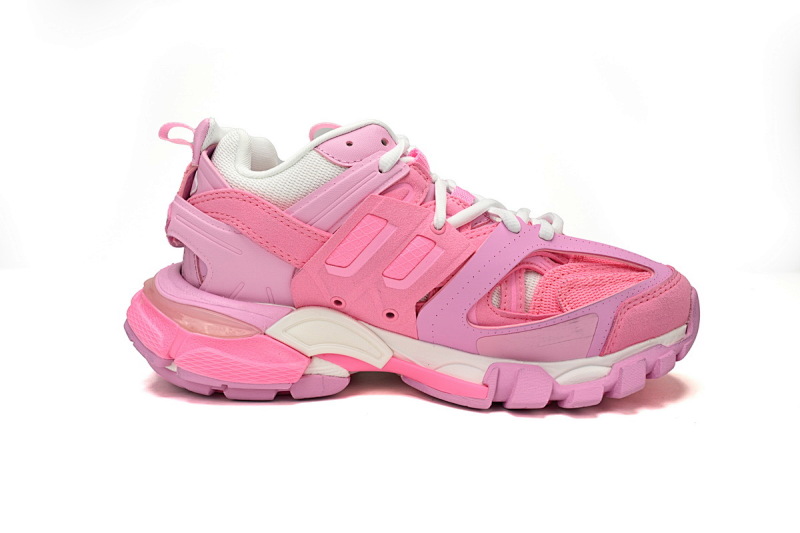 【DA0LJ】白粉红-112 巴黎3代时尚复古低帮跑鞋 542436 W3SU5 5090 Balenciaga Tess S.Black Rice White Pink
