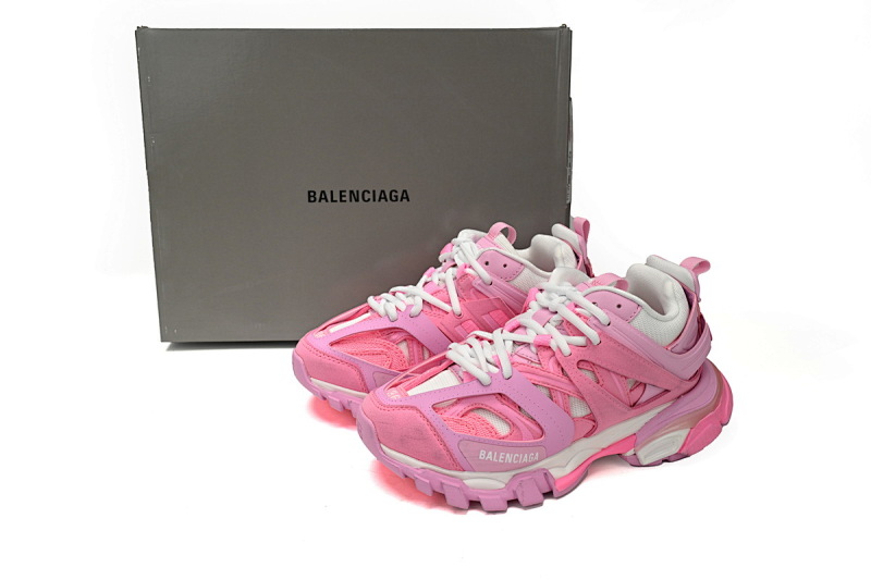 【DA0LJ】白粉红-112 巴黎3代时尚复古低帮跑鞋 542436 W3SU5 5090 Balenciaga Tess S.Black Rice White Pink