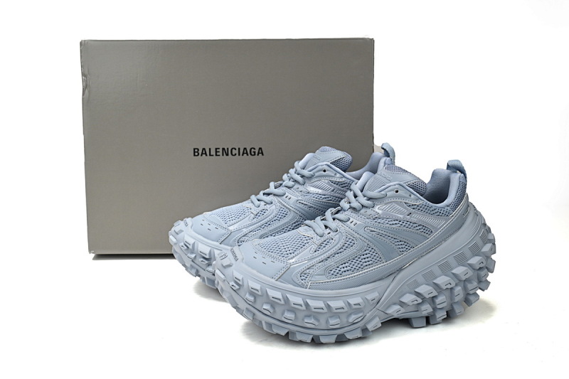 【EA0LJ】浅蓝-13 巴黎轮胎鞋 685611 W2RAM 0615 Balenciaga Defender Black Light Blue