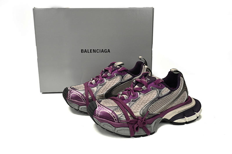 【CA5AH】 紫色 巴黎10代做旧 户外概念跑鞋 734731 W3XL5 1269 Balenciaga Purple