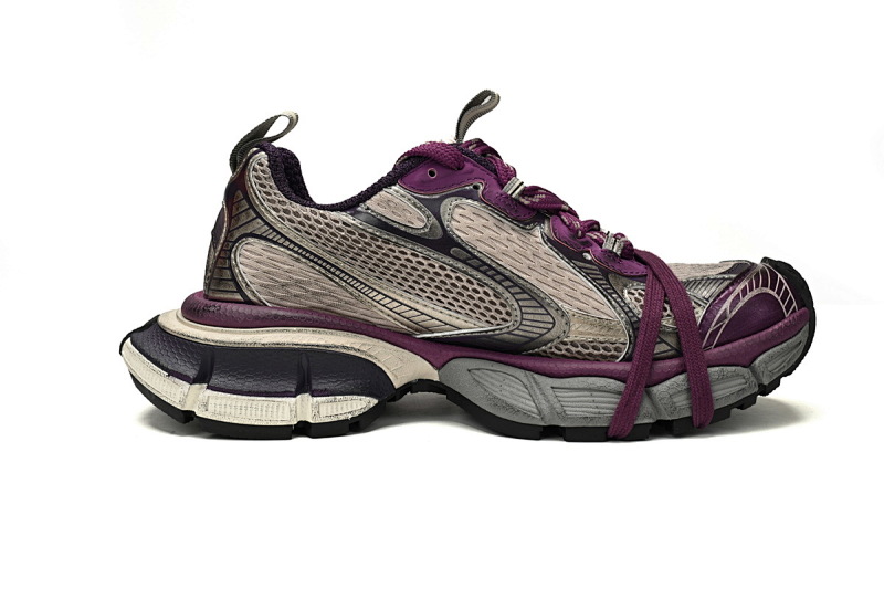 【CA5AH】 紫色 巴黎10代做旧 户外概念跑鞋 734731 W3XL5 1269 Balenciaga Purple