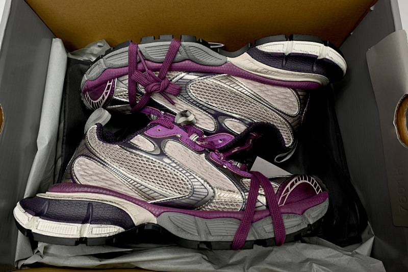 【CA5AH】 紫色 巴黎10代做旧 户外概念跑鞋 734731 W3XL5 1269 Balenciaga Purple