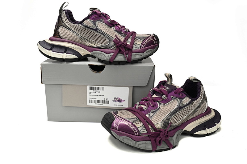 【CA5AH】 紫色 巴黎10代做旧 户外概念跑鞋 734731 W3XL5 1269 Balenciaga Purple