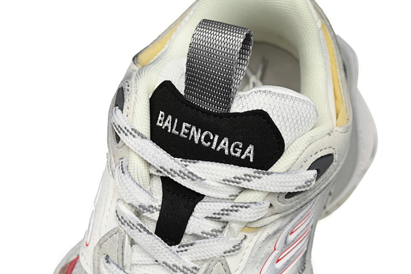 【DA5LJ】白红-2 纯原版巴黎世家11代 网布 圆头系带低帮 784339-W1MV3-0521 Balenciaga CARGO White Red
