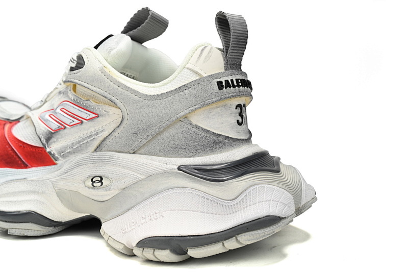 【DA5LJ】白红-2 纯原版巴黎世家11代 网布 圆头系带低帮 784339-W1MV3-0521 Balenciaga CARGO White Red
