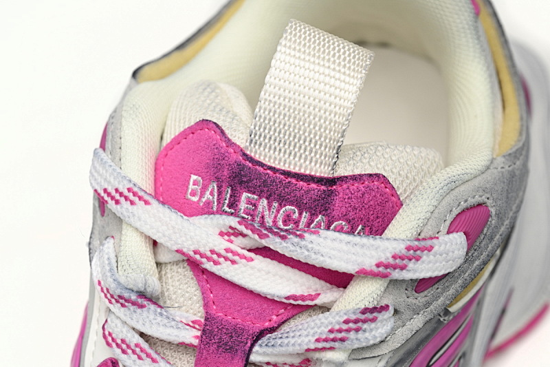 【DA5LJ】黑白粉-6 纯原版巴黎世家11代 网布 圆头系带低帮 784339-W2MV6-0310 Balenciaga CARGO Black And White Powder