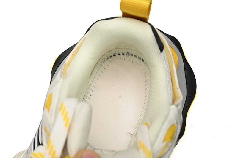 【DA5LJ】白黄银-1 纯原版巴黎世家11代 网布 圆头系带低帮 784339-W2MV1-1170 Balenciaga CARGO White yellow silver
