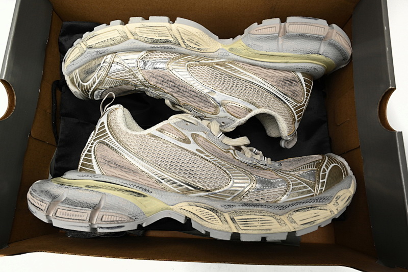【CA5AH】浅米色 巴黎10代做旧 户外概念跑鞋 734731 W3XL7 9191 Balenciaga Cham Pagne