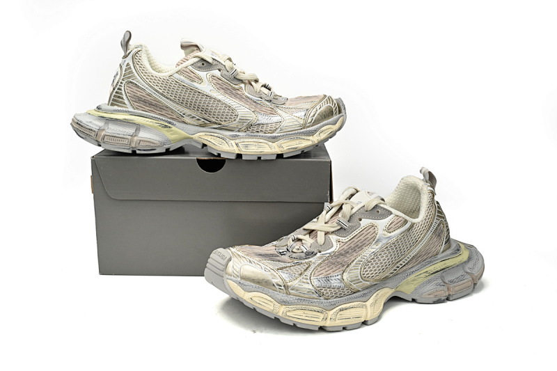 【CA5AH】浅米色 巴黎10代做旧 户外概念跑鞋 734731 W3XL7 9191 Balenciaga Cham Pagne
