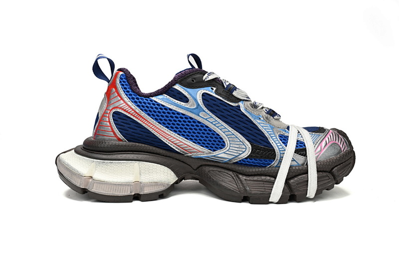 【DA0LJ】红蓝-25 巴黎10代跑鞋 542229 W1RB5 0513 Balenciaga Silver Red and Blue