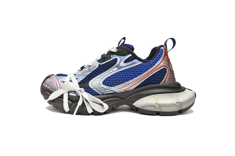 【DA0LJ】红蓝-25 巴黎10代跑鞋 542229 W1RB5 0513 Balenciaga Silver Red and Blue