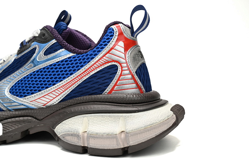 【DA0LJ】红蓝-25 巴黎10代跑鞋 542229 W1RB5 0513 Balenciaga Silver Red and Blue