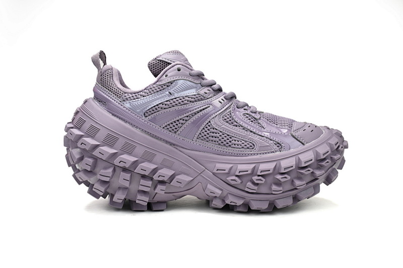 【EA0LJ】紫色-12 巴黎轮胎鞋 685611 W2RAM 5500  Balenciaga Defender Black Purple