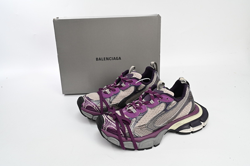 【DA0LL】灰紫 -21 巴黎10代跑鞋542229 W1RB5 1269 Balenciaga Silver Pur Ple