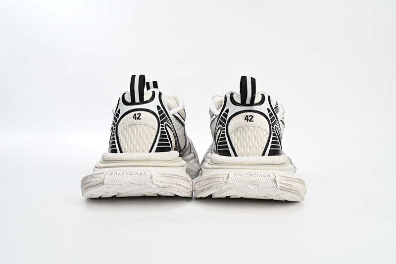 【DA0LJ】熊猫-22 巴黎10代跑鞋 542229 W1RB5 0352 Balenciaga Silver Rice White Black