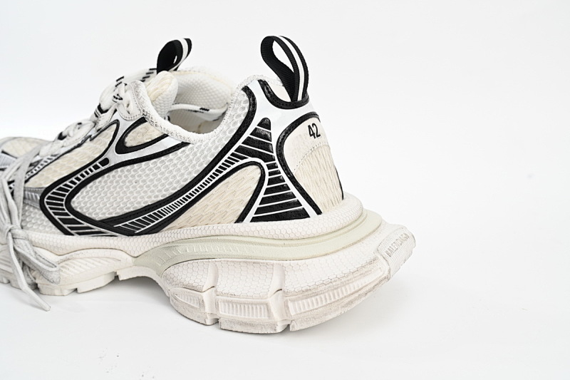 【DA0LJ】熊猫-22 巴黎10代跑鞋 542229 W1RB5 0352 Balenciaga Silver Rice White Black