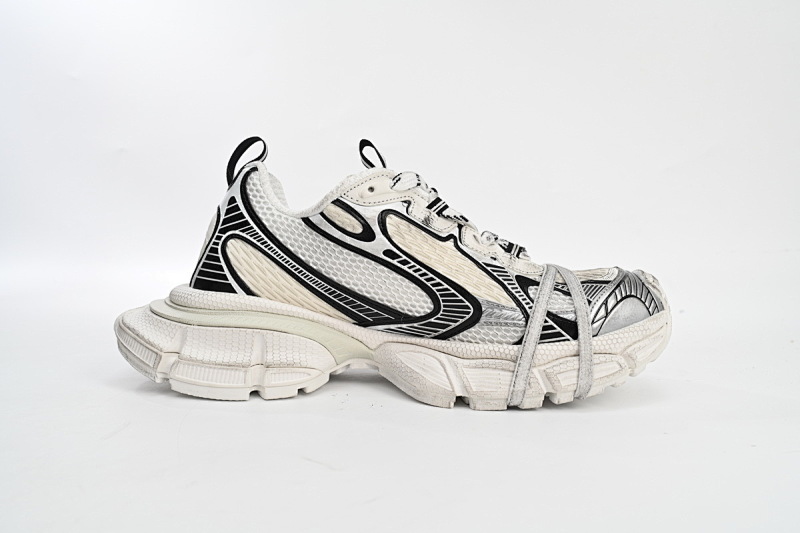 【DA0LJ】熊猫-22 巴黎10代跑鞋 542229 W1RB5 0352 Balenciaga Silver Rice White Black