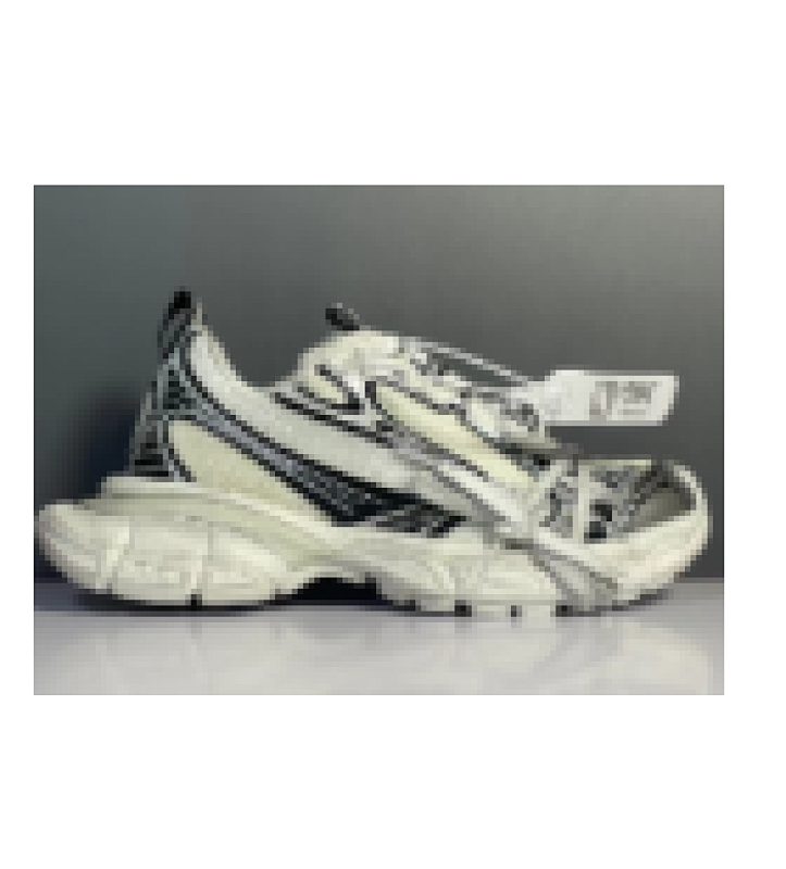 【DA0LJ】熊猫-22 巴黎10代跑鞋 542229 W1RB5 0352 Balenciaga Silver Rice White Black