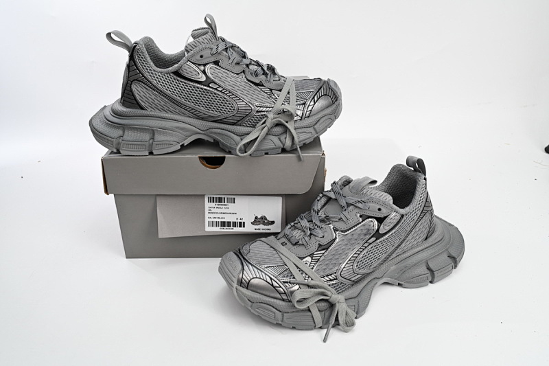 【DA0LJ】灰色-6 巴黎10代跑鞋 542229 W1RB5 1210 Balenciaga Silver Grey